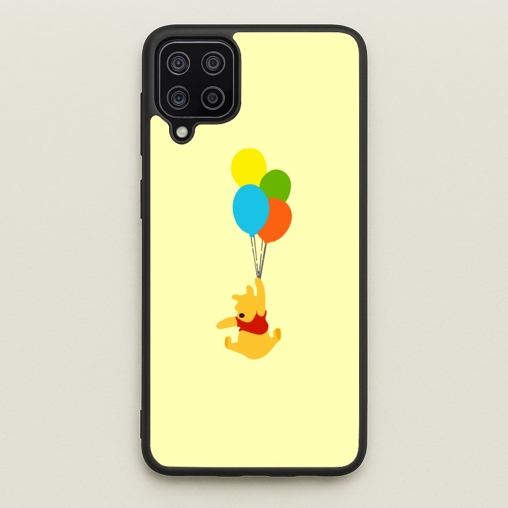 Pooh On Balloons - Disney Phone Case for Galaxy A12