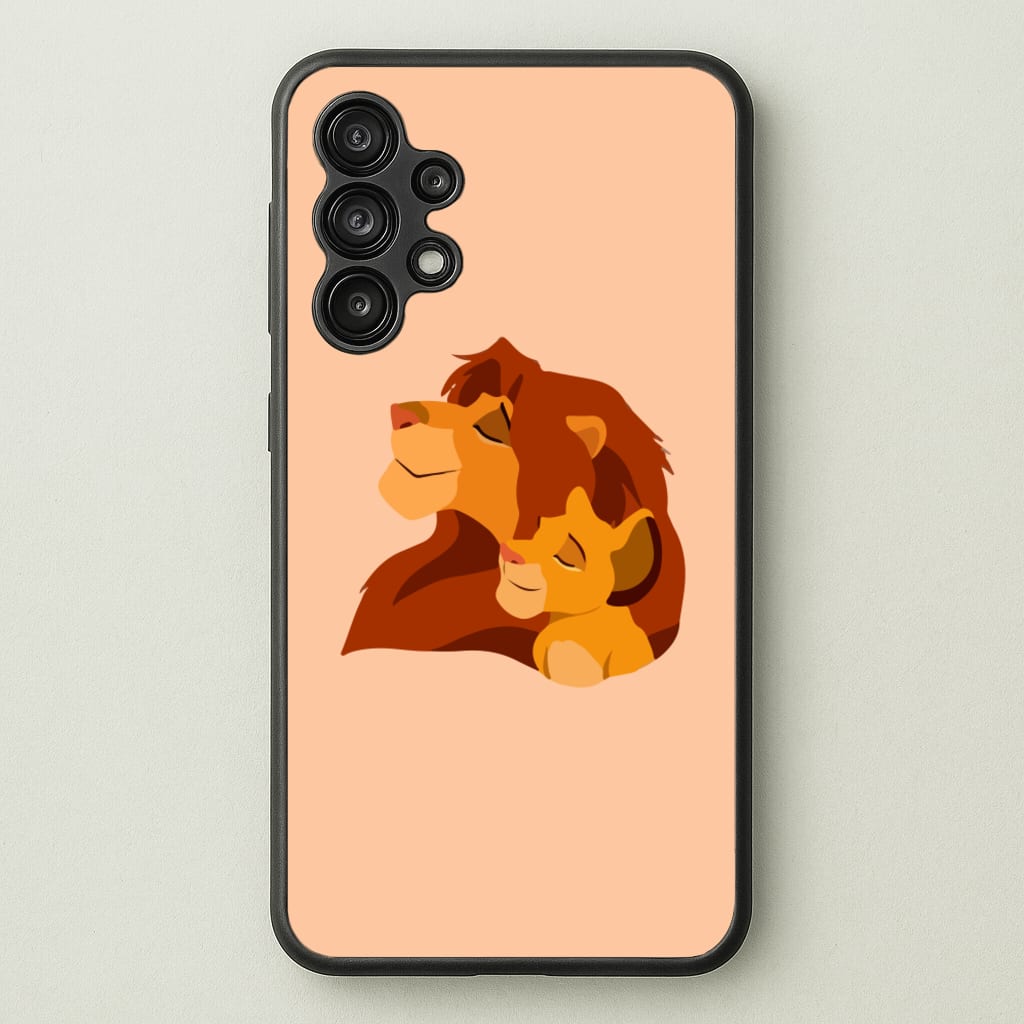 King Lion And Cub - Disney Phone Case for Galaxy A13