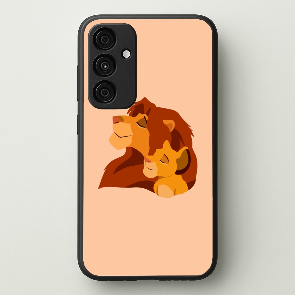 King Lion And Cub - Disney Phone Case for Galaxy A55