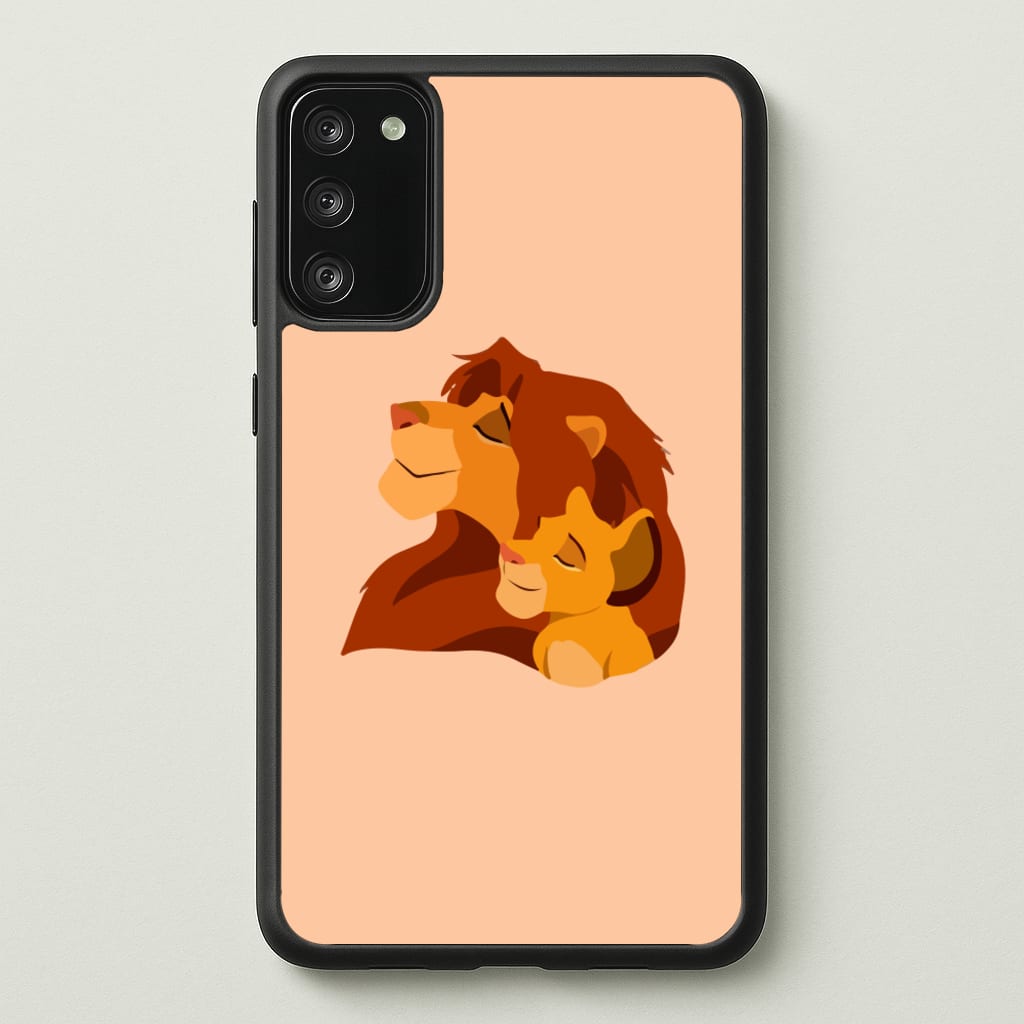 King Lion And Cub - Disney Phone Case for Galaxy A41