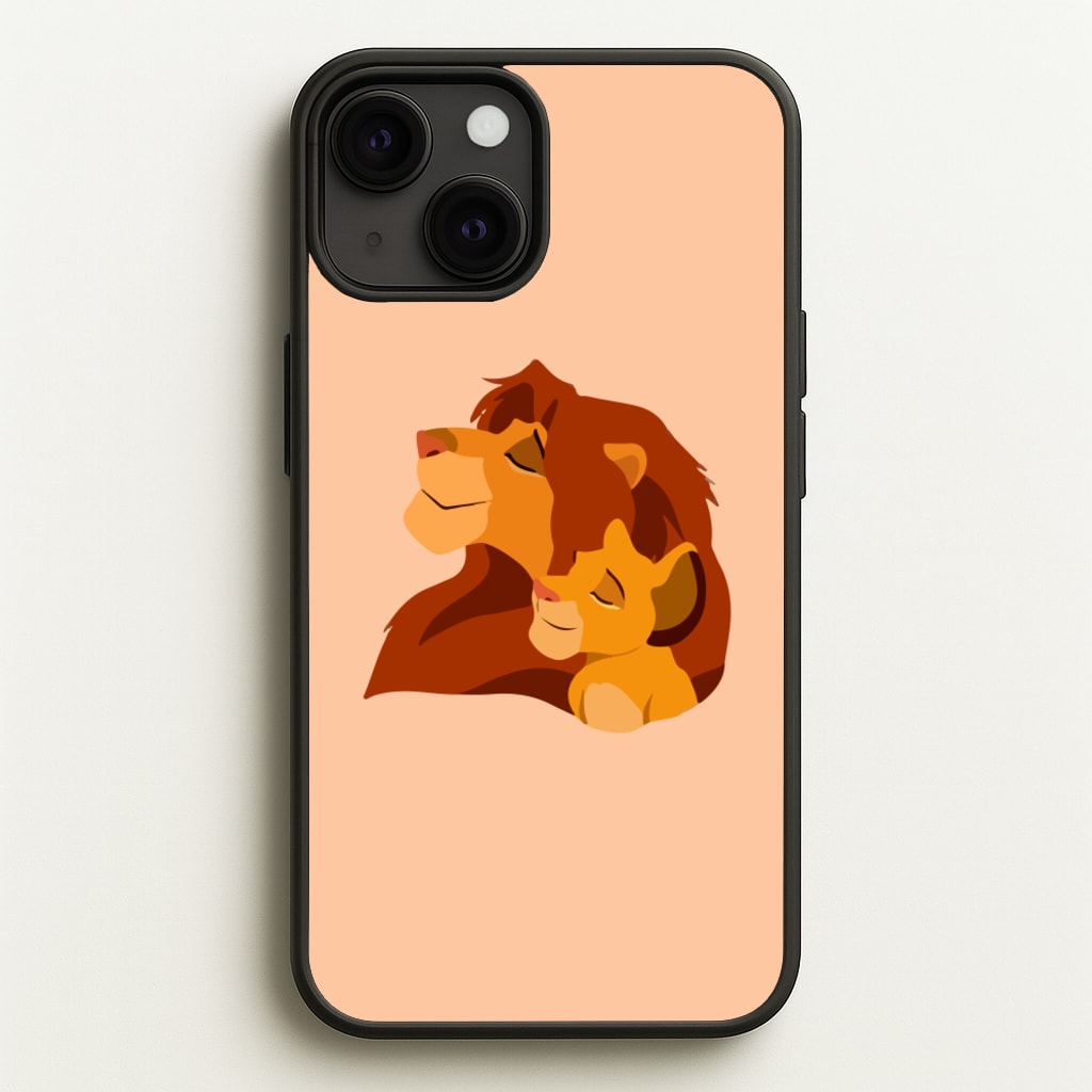 King Lion And Cub - Disney Phone Case for iPhone 13