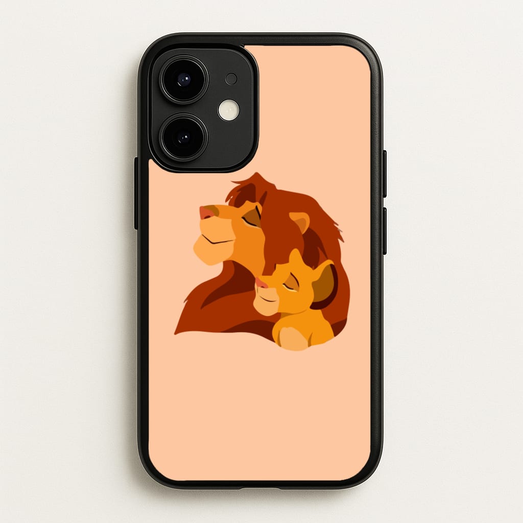 King Lion And Cub - Disney Phone Case for iPhone 12 Mini