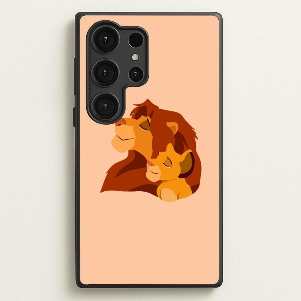 King Lion And Cub - Disney Phone Case for Galaxy S25 Ultra