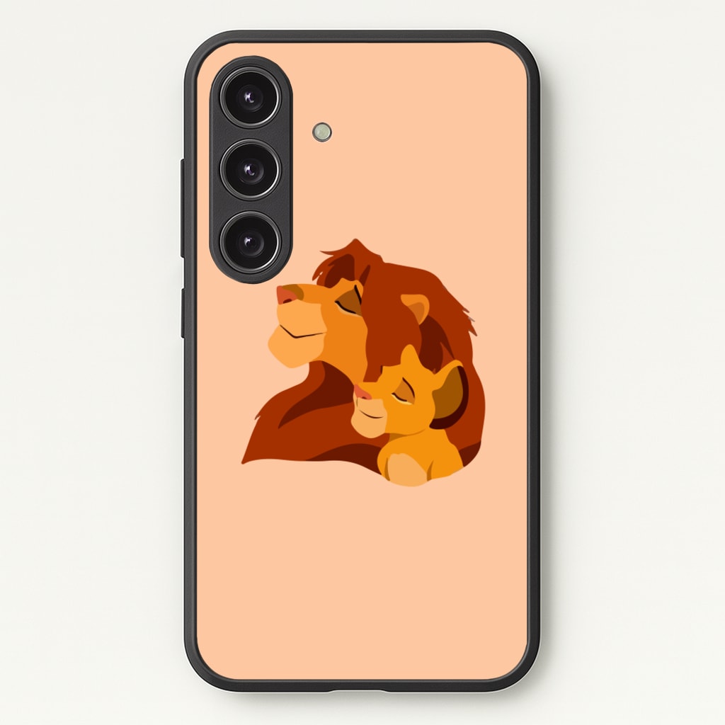 King Lion And Cub - Disney Phone Case for Galaxy S24 Plus