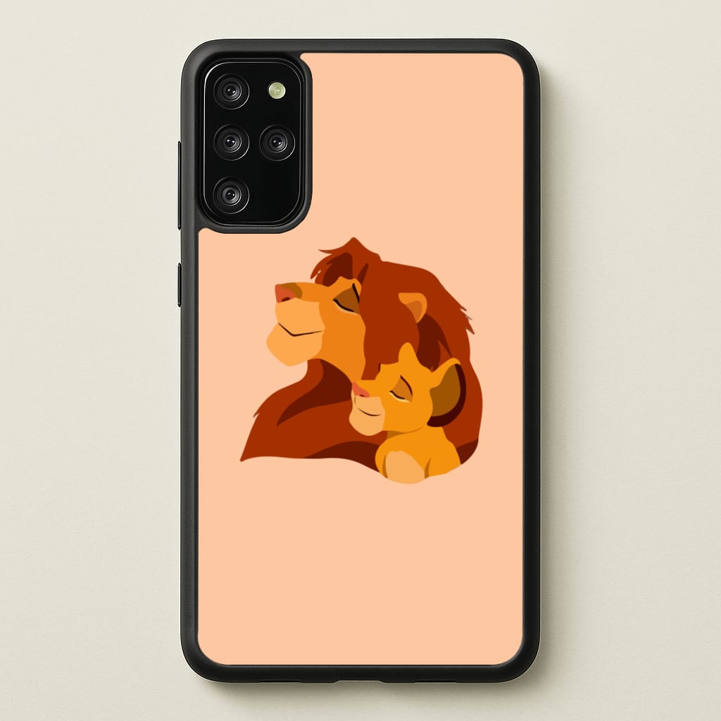 King Lion And Cub - Disney Phone Case for Galaxy S20 Plus