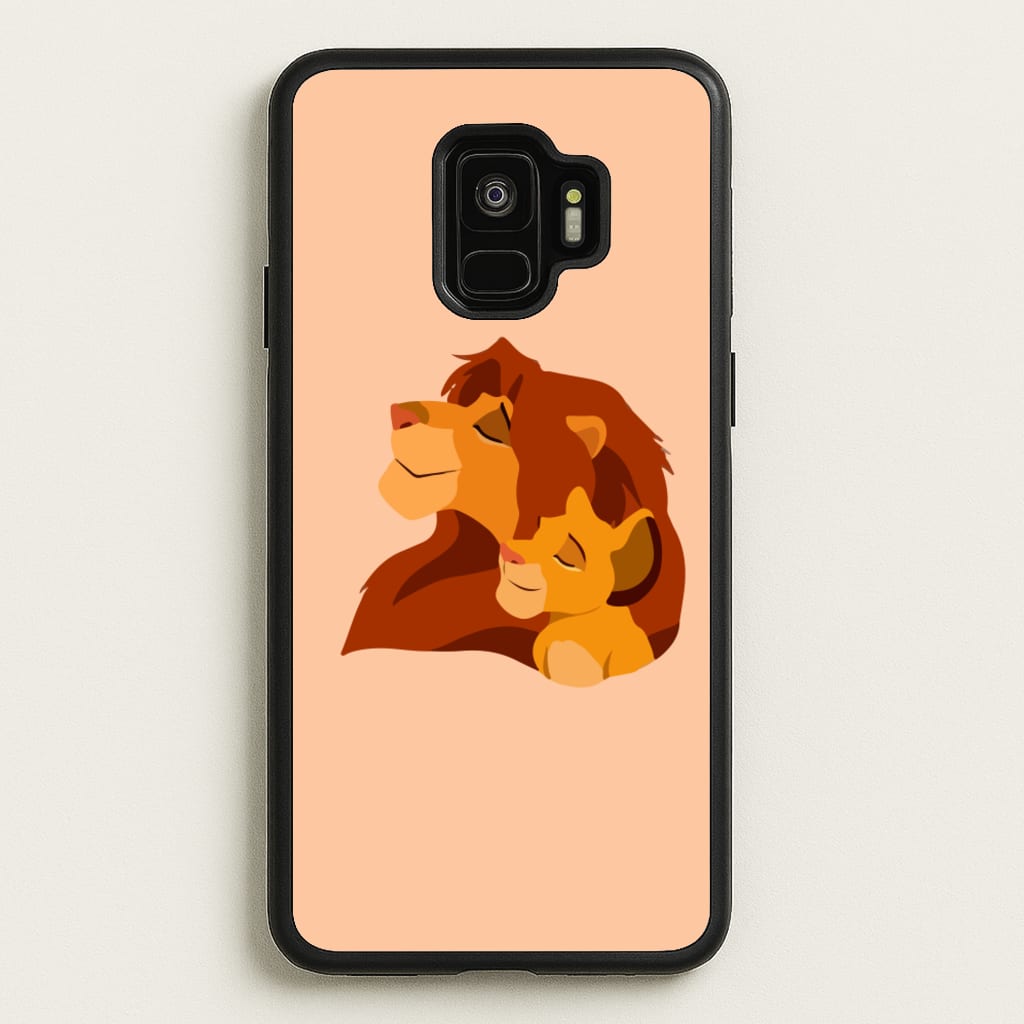 King Lion And Cub - Disney Phone Case for Galaxy S9