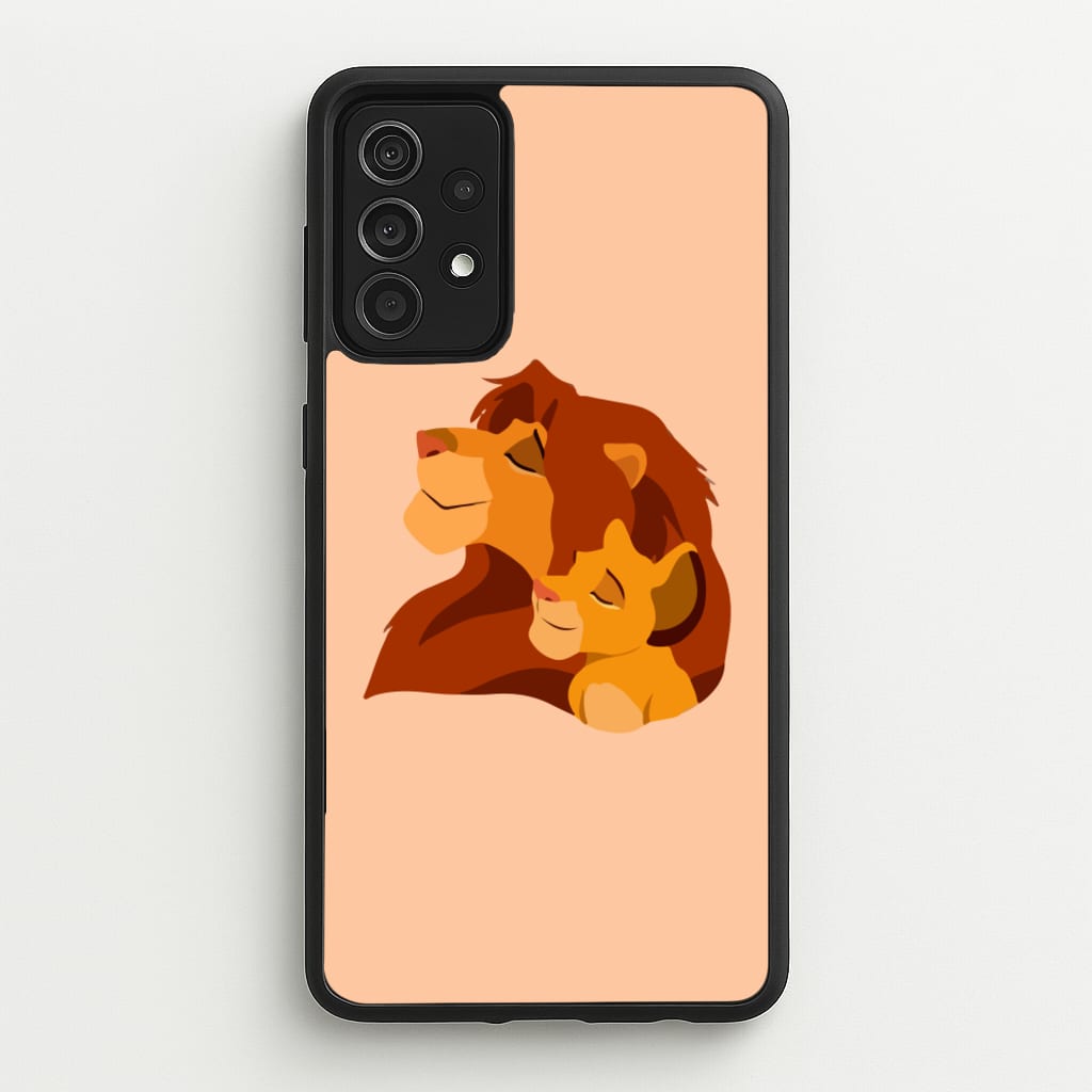 King Lion And Cub - Disney Phone Case for Galaxy A52 / A52s