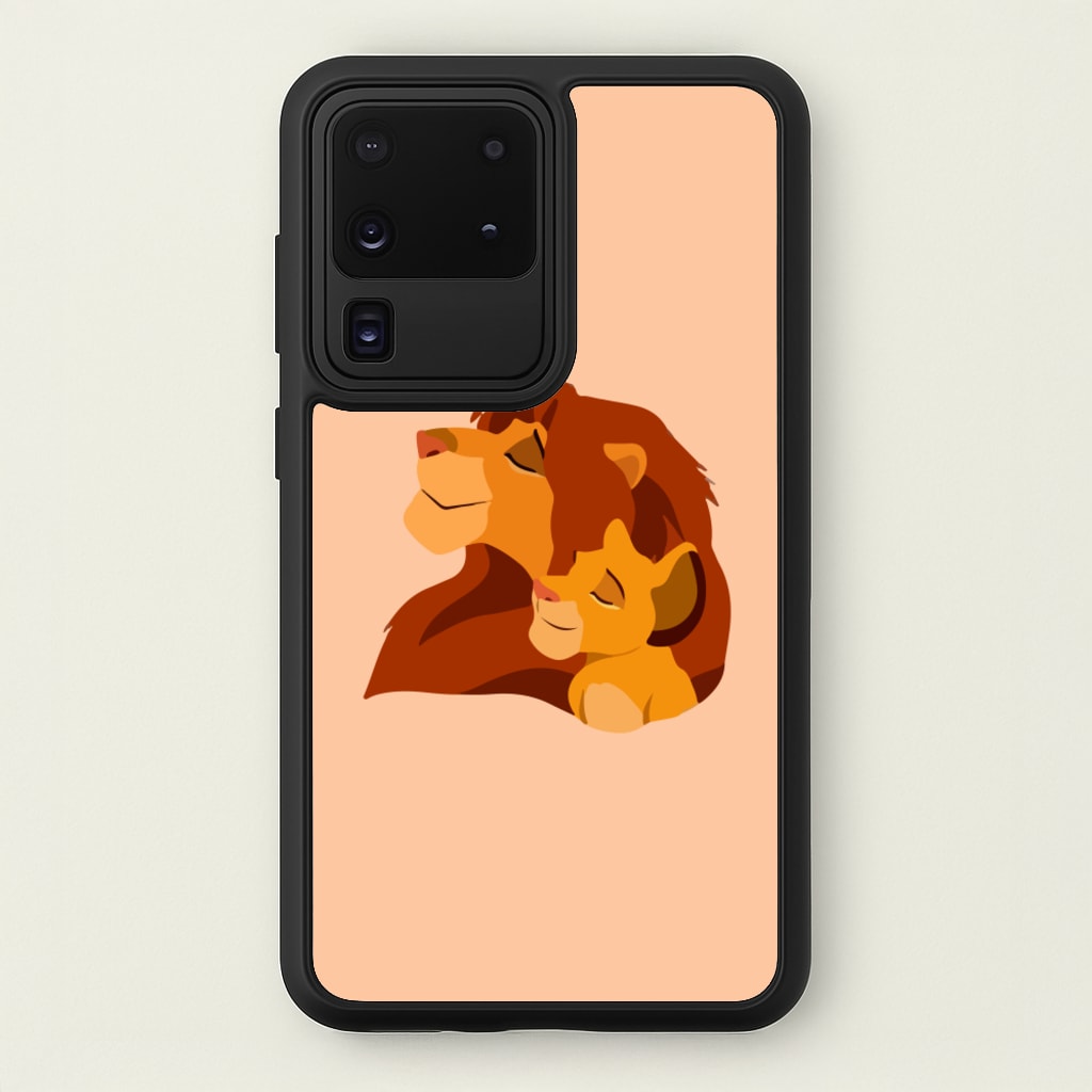 King Lion And Cub - Disney Phone Case for Galaxy S20 Ultra