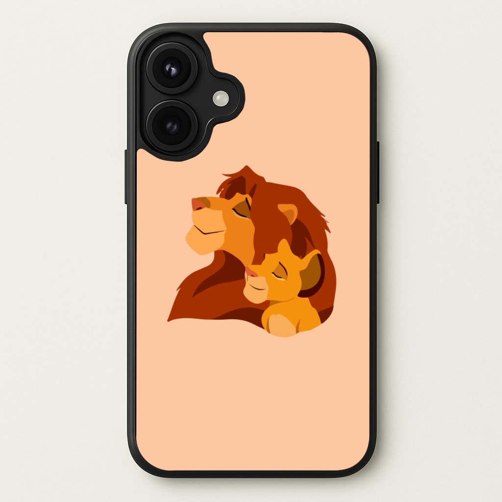 King Lion And Cub Phone Case for iPhone 17