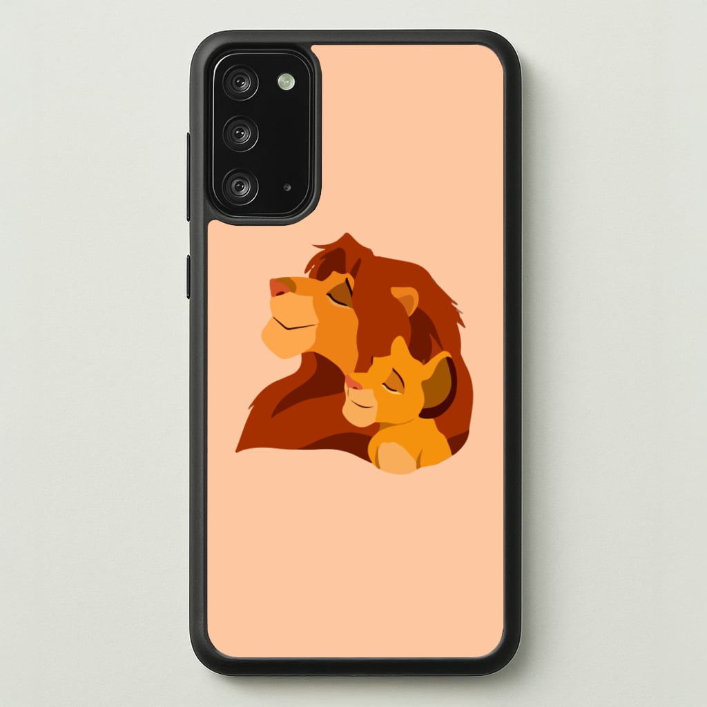 King Lion And Cub - Disney Phone Case for Galaxy Note 20
