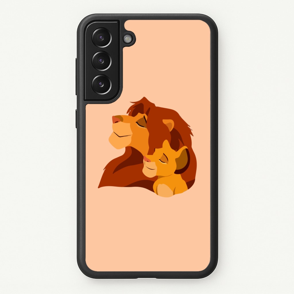 King Lion And Cub - Disney Phone Case for Galaxy S21FE