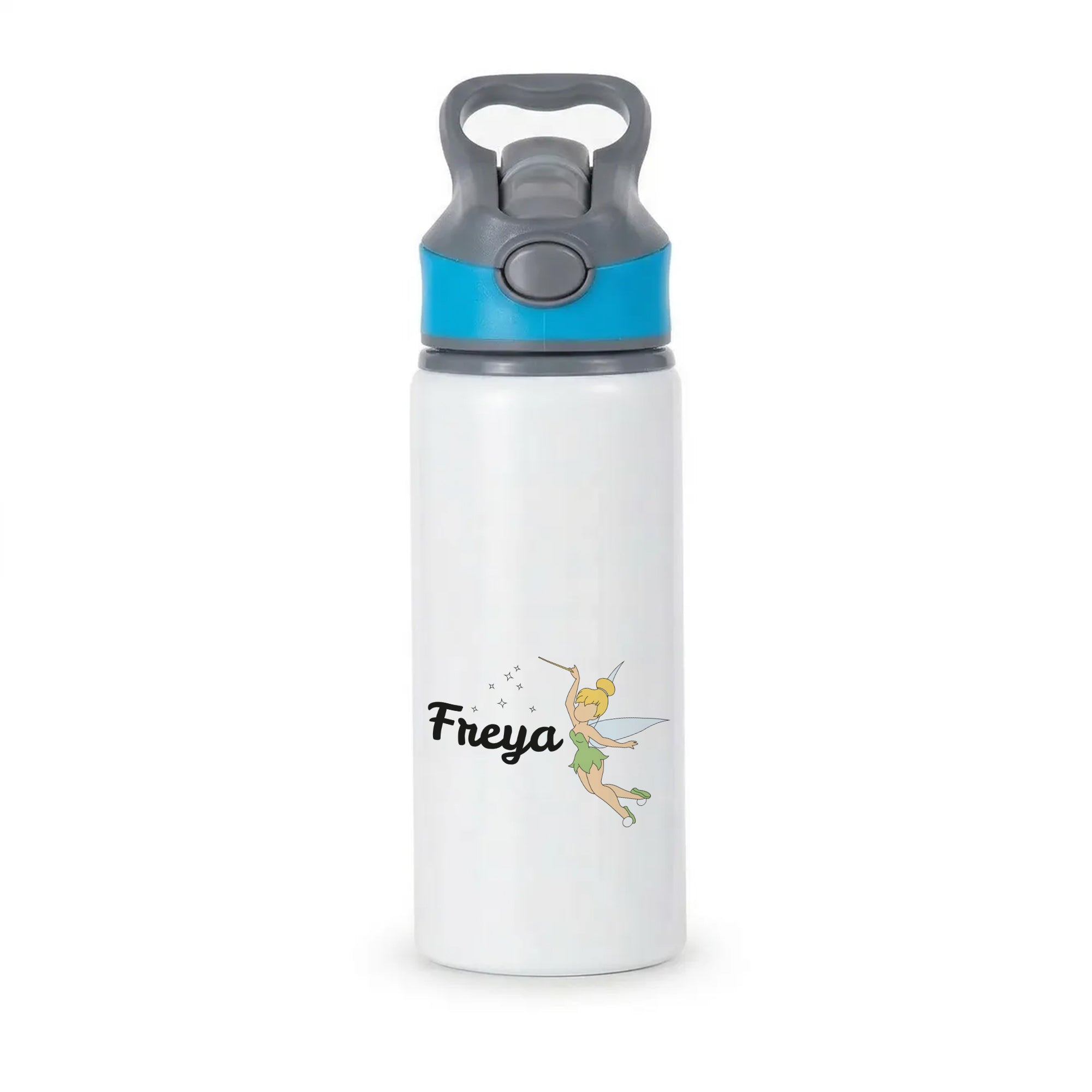 Tinkerbell - Personalised Fairytale Active Water Bottle - Blue