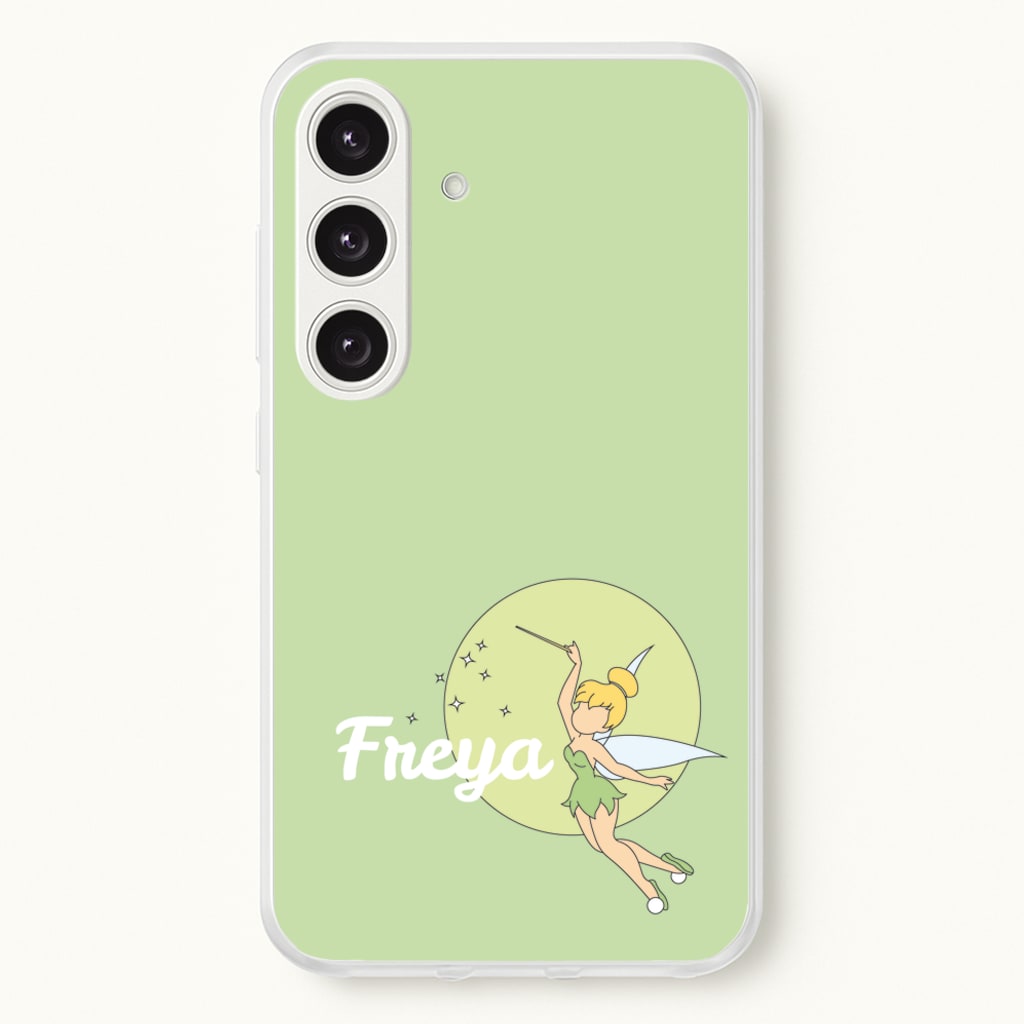 Tinkerbell - Personalised Fairytale - Disney Phone Case for Galaxy S25 Plus