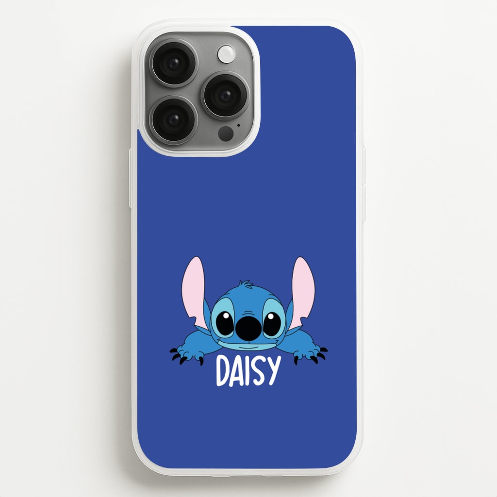 Blue Alien - Personalised Disney - Disney Phone Case for iPhone 13 Pro Max