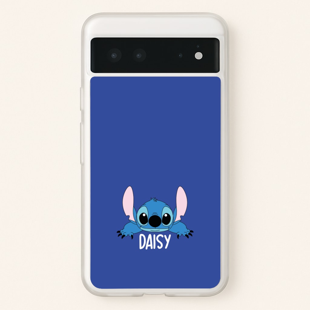 Blue Alien - Personalised Disney - Disney Phone Case for Google Pixel 6