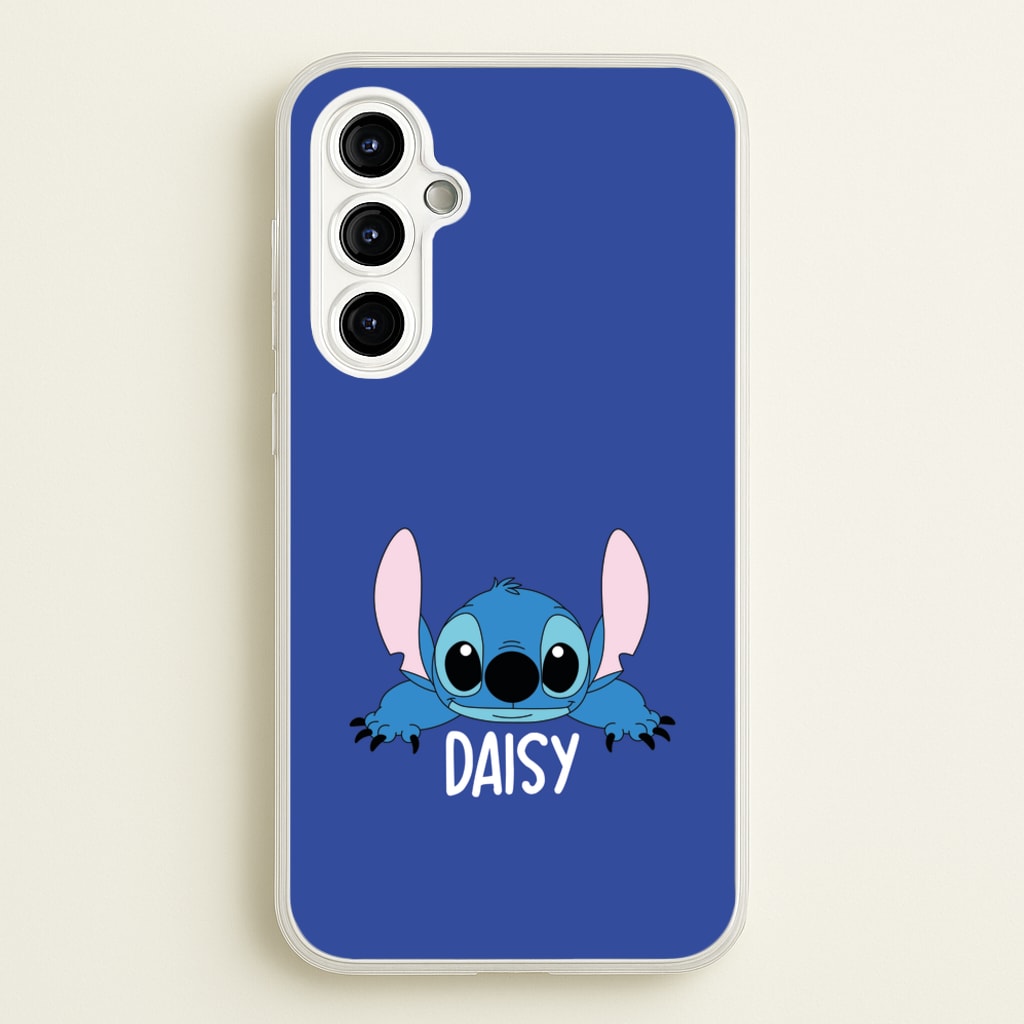 Blue Alien - Personalised Disney - Disney Phone Case for Galaxy A54