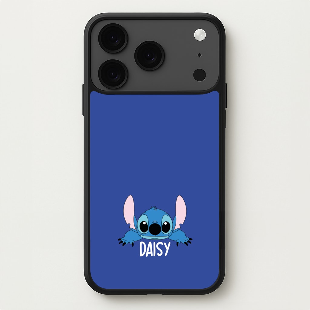 Blue Alien - Personalised Disney Phone Case for iPhone 17 Pro