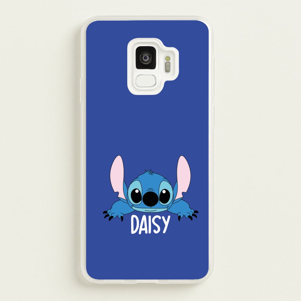 Blue Alien - Personalised Disney - Disney Phone Case for Galaxy S9