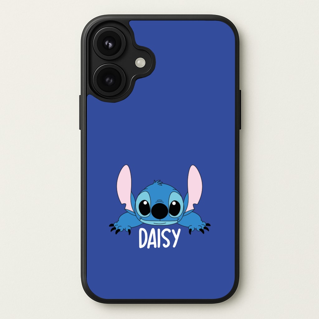 Blue Alien - Personalised Disney Phone Case for iPhone 17
