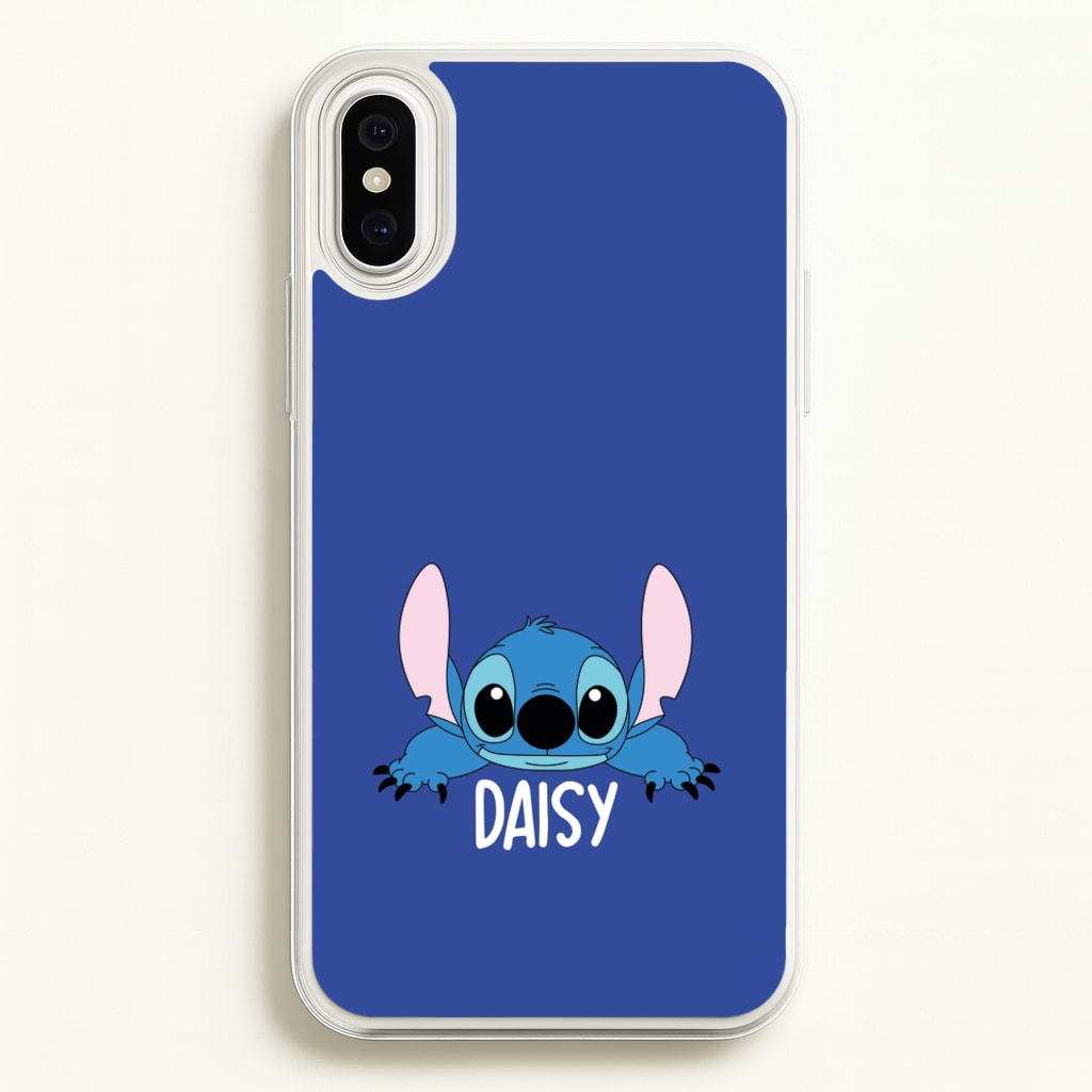 Blue Alien - Personalised Disney - Disney Phone Case for iPhone XS Max