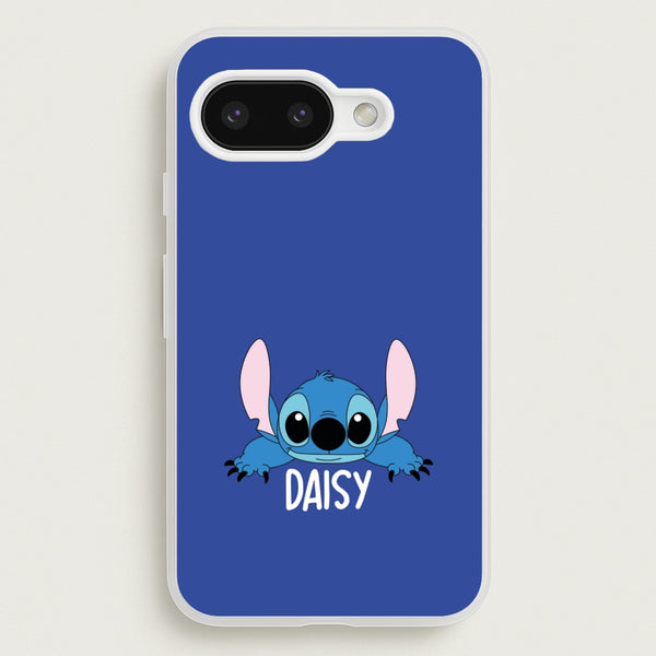 Blue Alien - Personalised Disney - Disney Phone Case for Google Pixel 9a