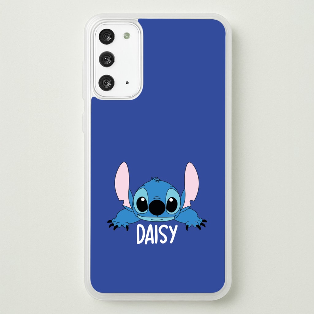 Blue Alien - Personalised Disney - Disney Phone Case for Galaxy Note 20