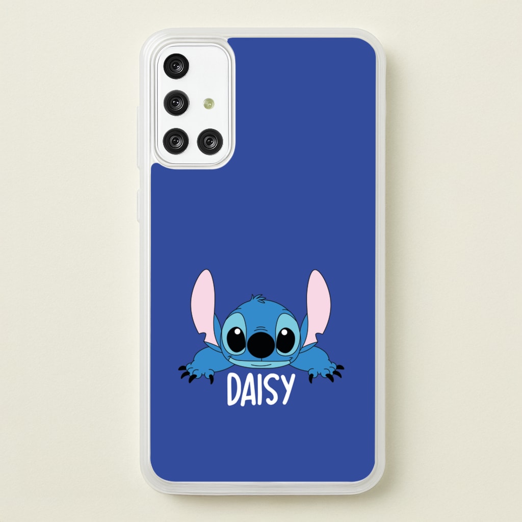 Blue Alien - Personalised Disney - Disney Phone Case for Galaxy A71