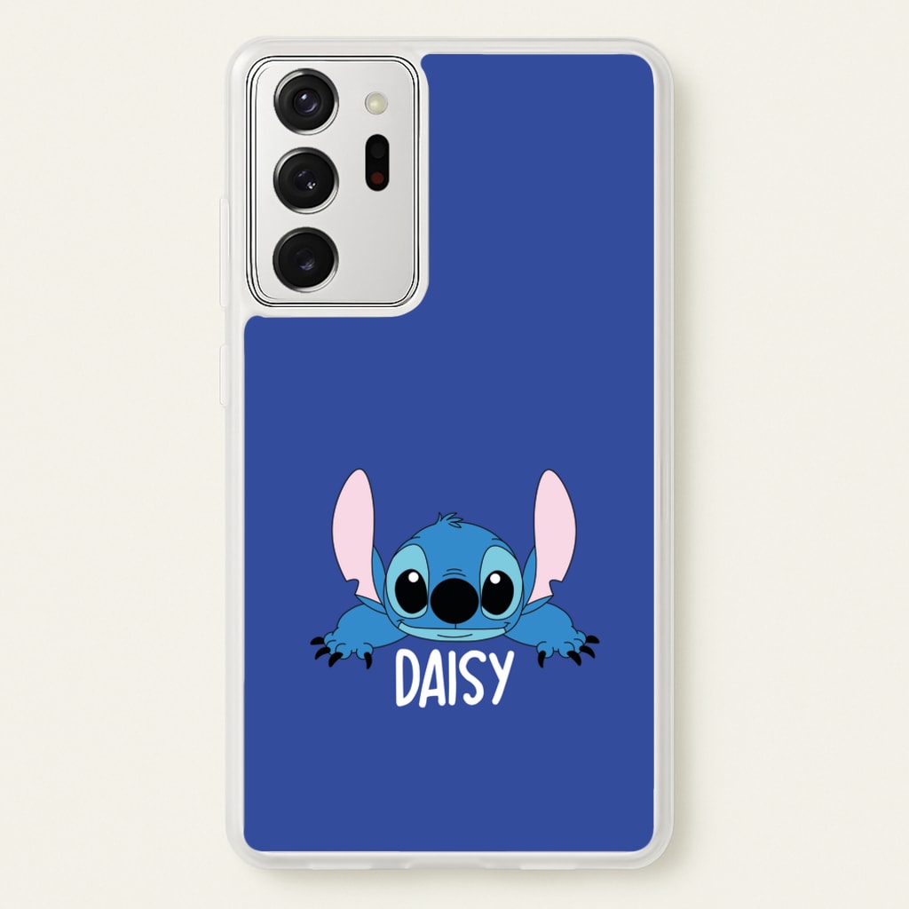 Blue Alien - Personalised Disney - Disney Phone Case for Galaxy Note 20 Ultra