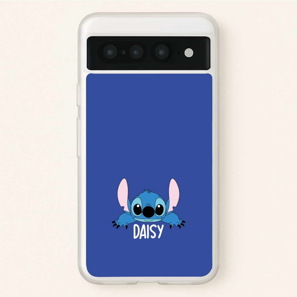 Blue Alien - Personalised Disney - Disney Phone Case for Google Pixel 7 Pro