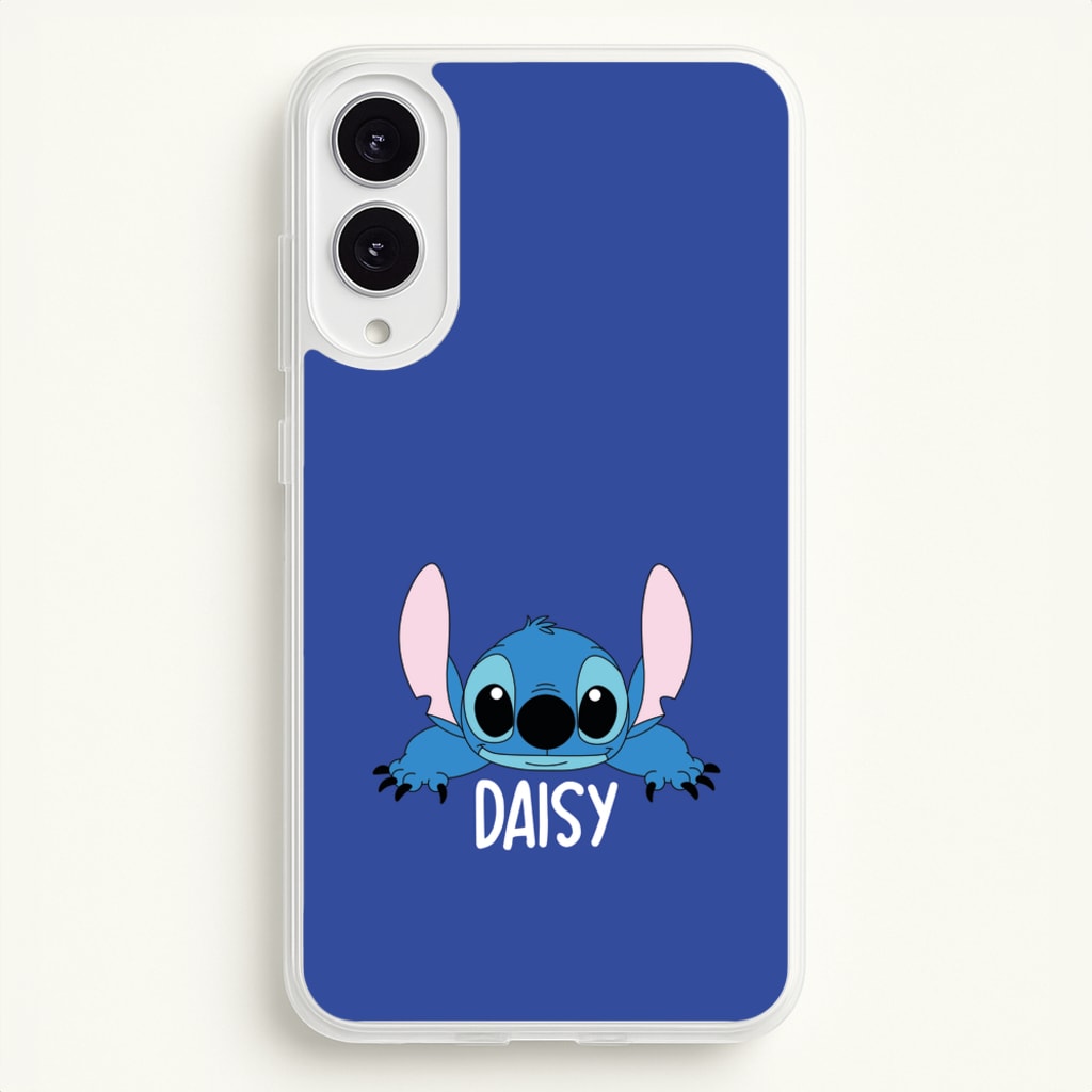 Blue Alien - Personalised Disney - Disney Phone Case for Galaxy S25 Edge