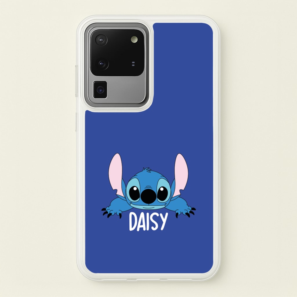 Blue Alien - Personalised Disney - Disney Phone Case for Galaxy S20 Ultra