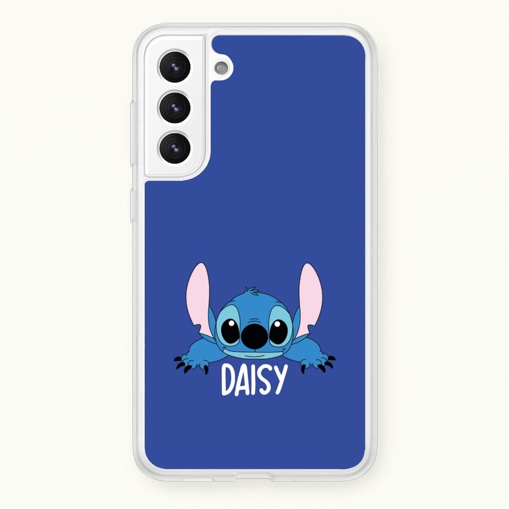 Blue Alien - Personalised Disney - Disney Phone Case for Galaxy S21