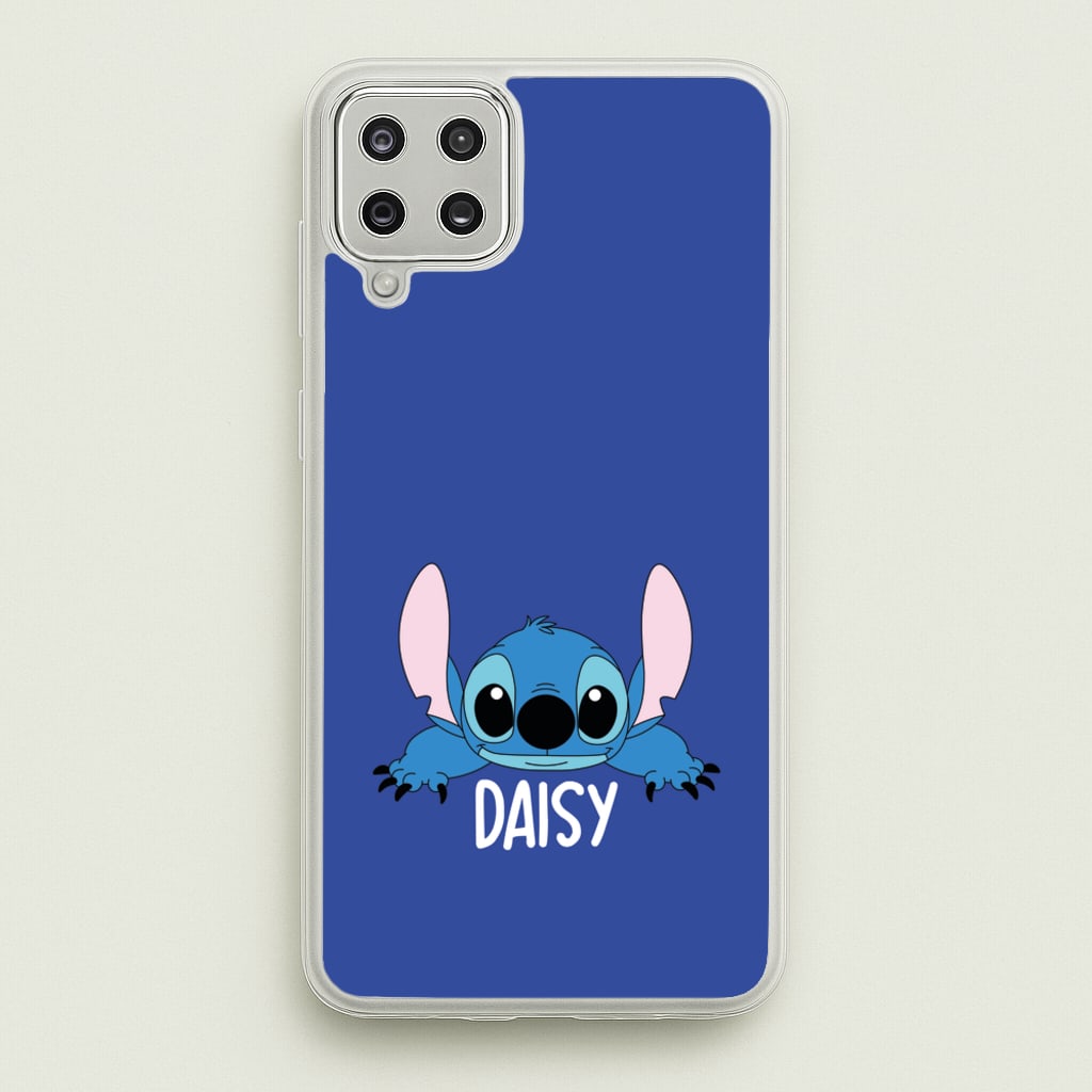 Blue Alien - Personalised Disney - Disney Phone Case for Galaxy A12