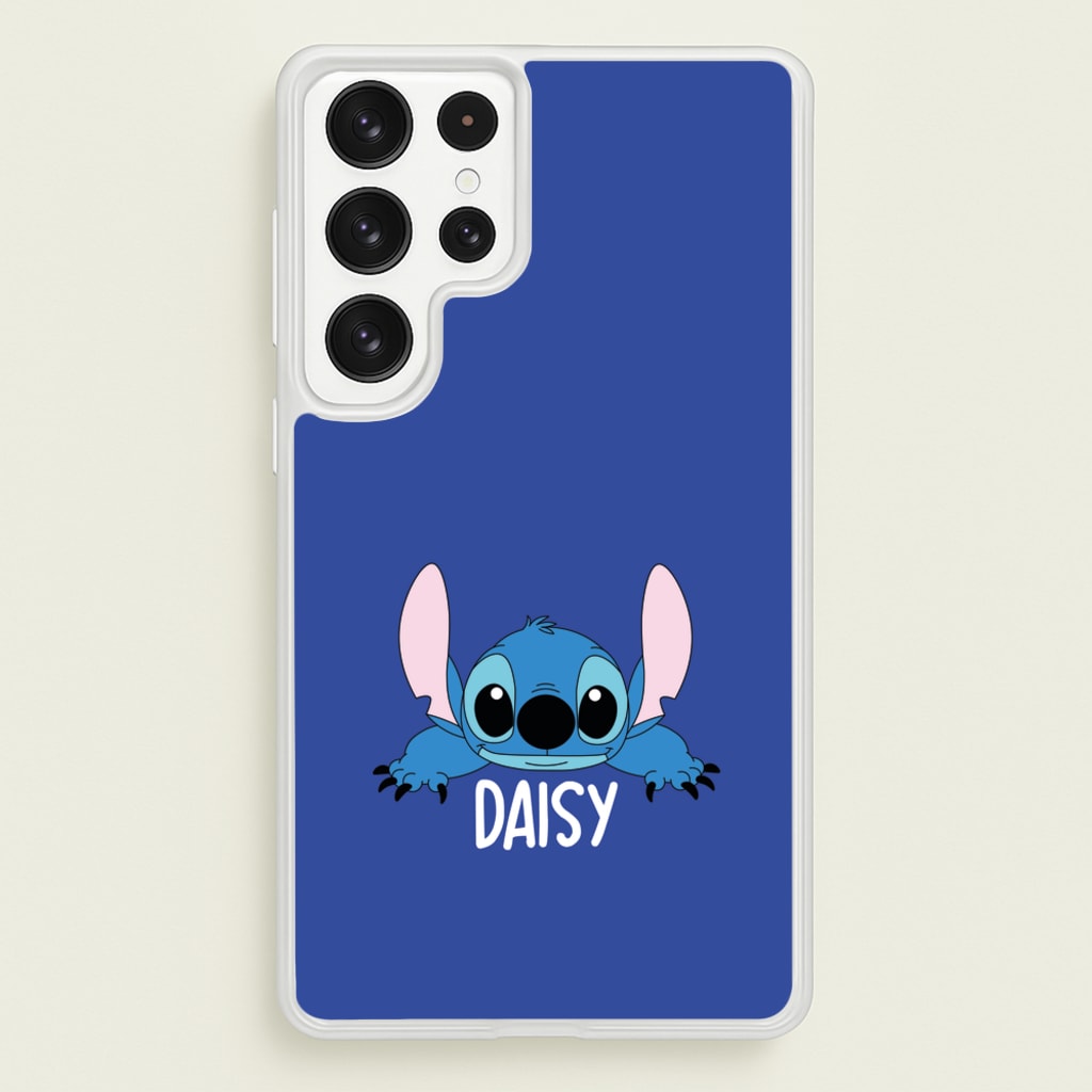 Blue Alien - Personalised Disney - Disney Phone Case for Galaxy S22 Ultra