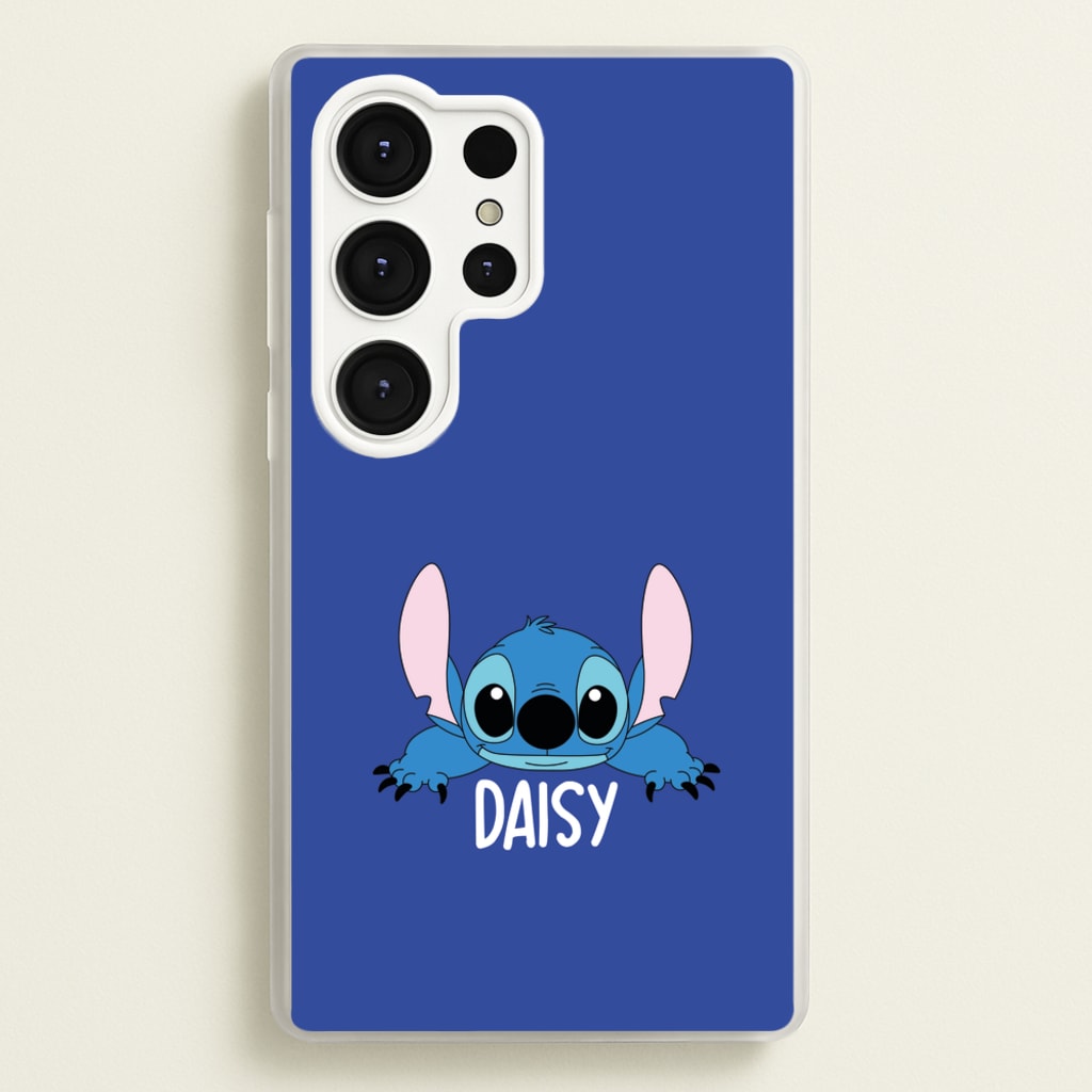 Blue Alien - Personalised Disney - Disney Phone Case for Galaxy S25 Ultra