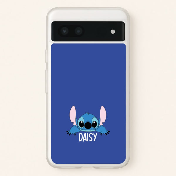 Blue Alien - Personalised Disney - Disney Phone Case for Google Pixel 6a