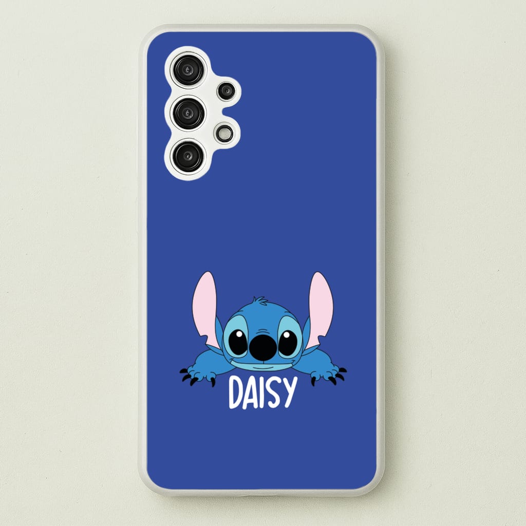 Blue Alien - Personalised Disney - Disney Phone Case for Galaxy A13