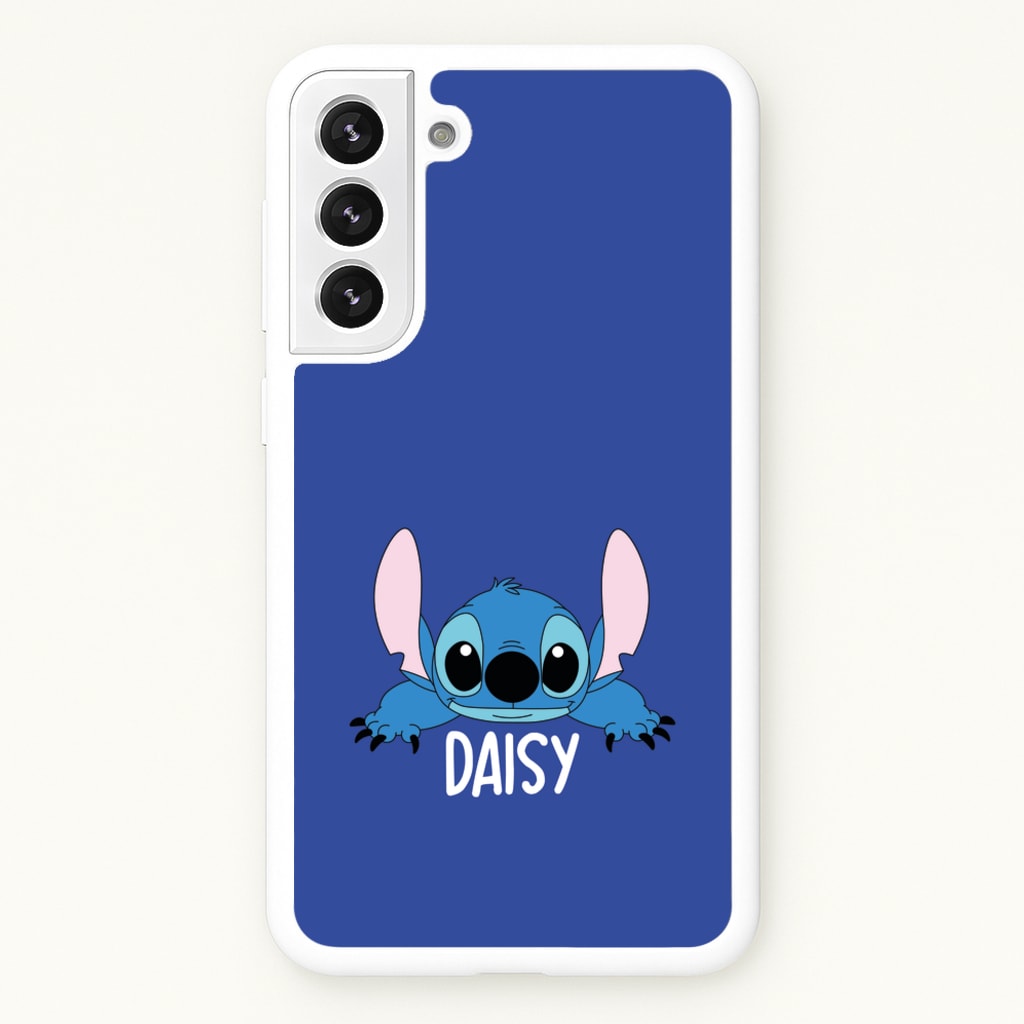 Blue Alien - Personalised Disney - Disney Phone Case for Galaxy S22 Plus