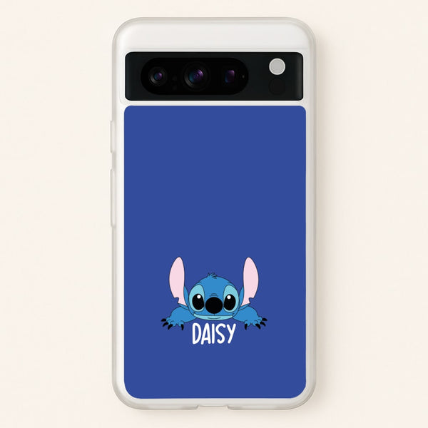 Blue Alien - Personalised Disney - Disney Phone Case for Google Pixel 8 Pro