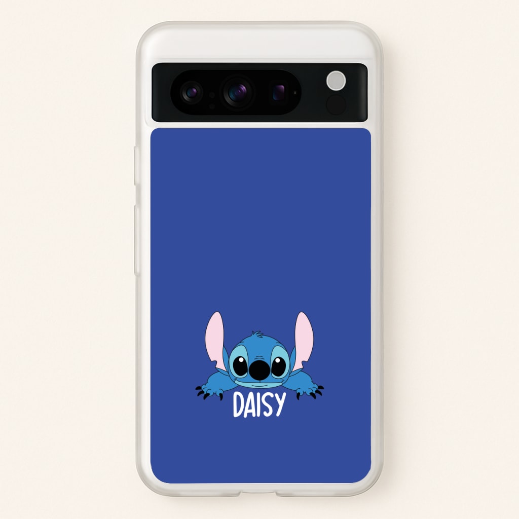 Blue Alien - Personalised Disney - Disney Phone Case for Google Pixel 8 Pro