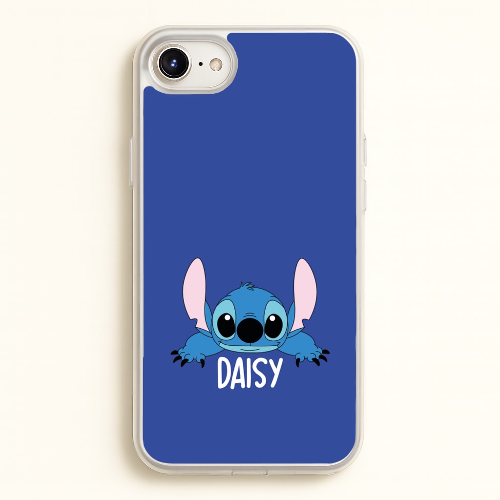 Blue Alien - Personalised Disney - Disney Phone Case for iPhone 6 Plus / 7 Plus / 8 Plus