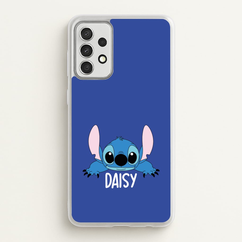Blue Alien - Personalised Disney - Disney Phone Case for Galaxy A52 / A52s