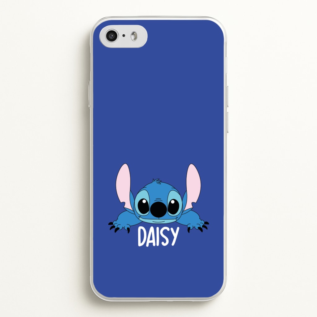 Blue Alien - Personalised Disney - Disney Phone Case for iPhone 5 / 5s / SE 2016