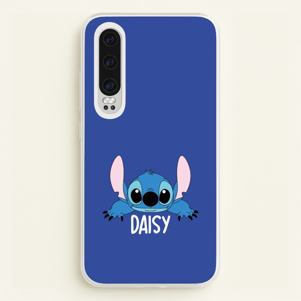Blue Alien - Personalised Disney - Disney Phone Case for Huawei P30