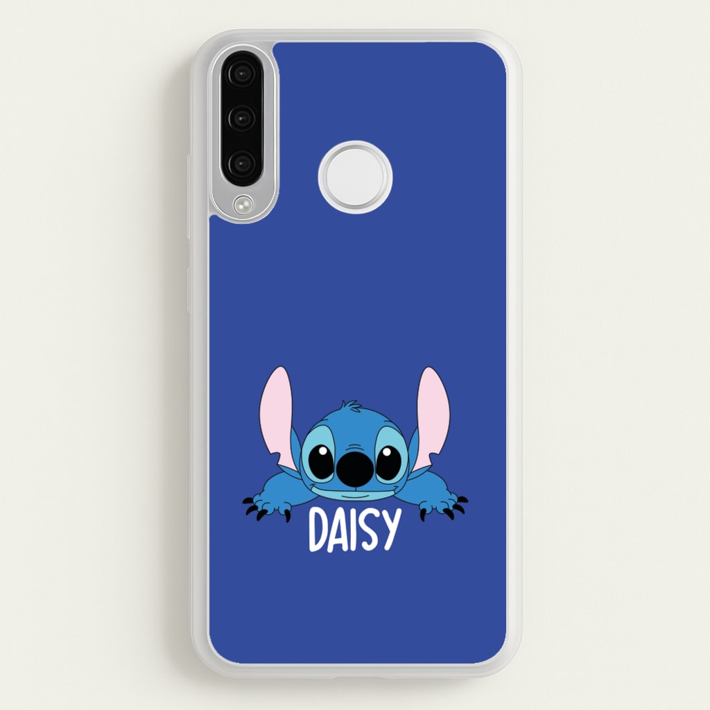 Blue Alien - Personalised Disney - Disney Phone Case for Huawei P30 Lite
