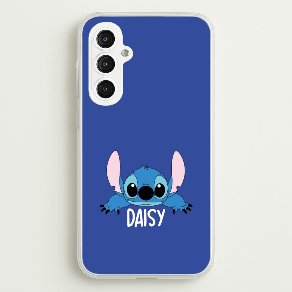 Blue Alien - Personalised Disney - Disney Phone Case for Galaxy S23FE
