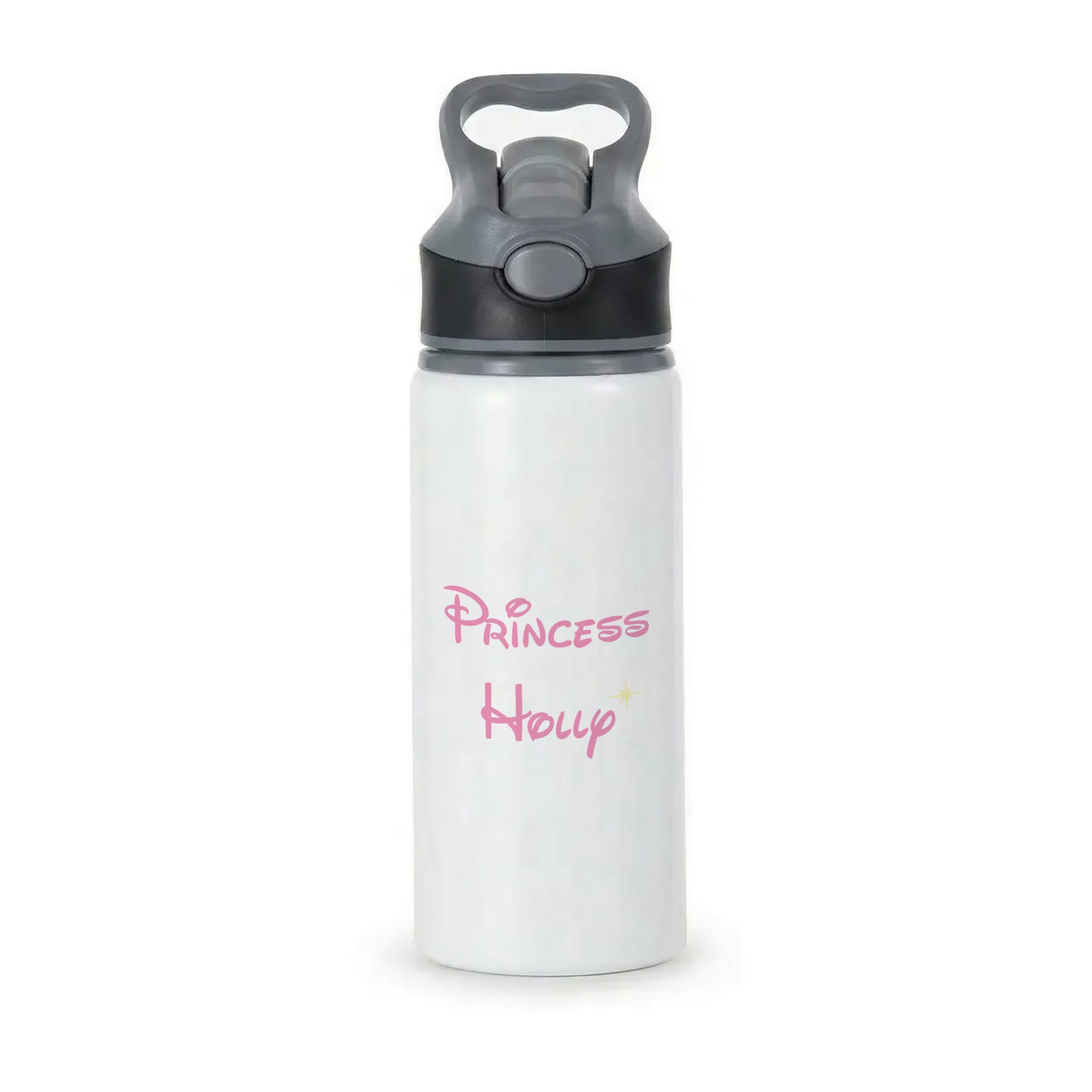 Princess - Personalised Fairytale Active Water Bottle - Black