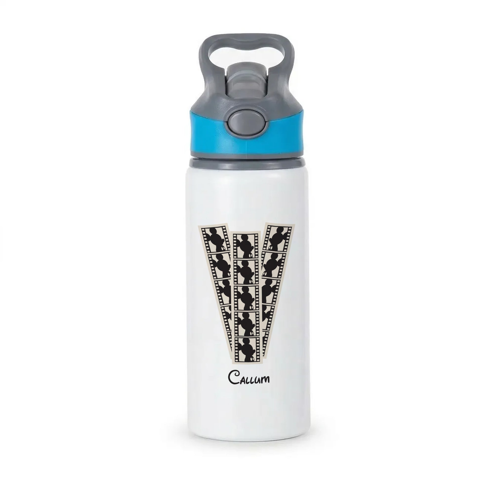 Micky Mouse - Personalised Fairytale Active Water Bottle - Blue