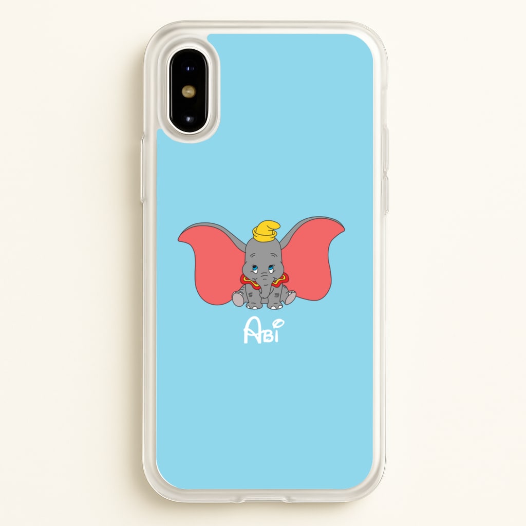 Dumbo - Personalised Fairytale - Disney Phone Case for iPhone X / XS