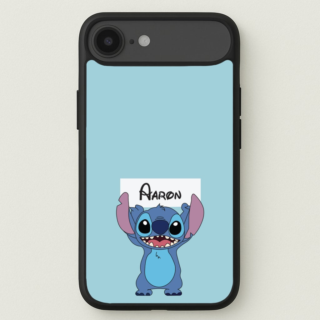 Standing Blue Alien - Personalised Disney Phone Case for iPhone 17 Air
